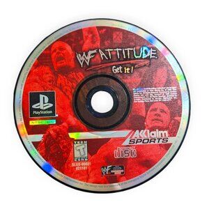 WWF Attitude PS1 Disc Only Tested - Good Condition